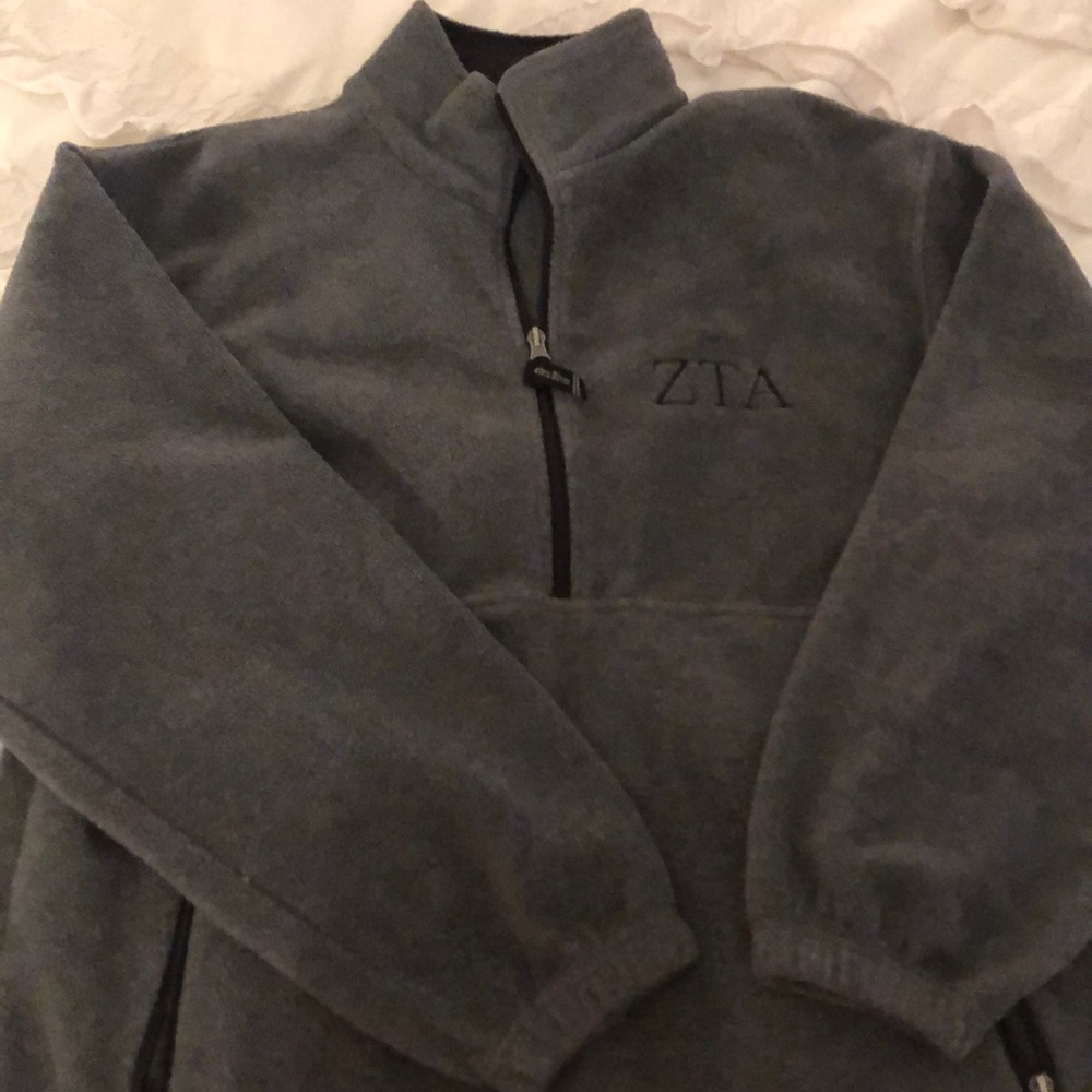 Charles River quarter zip SORORITY Zeta Tau Alpha